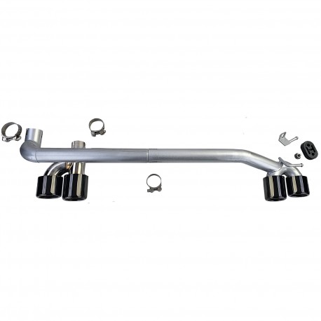 KIT CONVERSION 4 SORTIES ECHAPPEMENT NOIRES DUPLEX BMW SERIE 3 F30 F31  (05858)