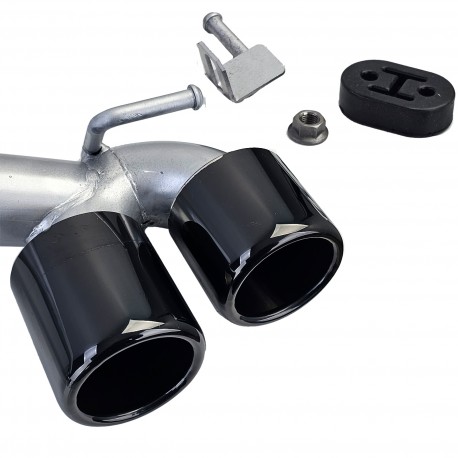 KIT CONVERSION 4 SORTIES ECHAPPEMENT NOIRES DUPLEX BMW SERIE 3 F30 F31  (05858)