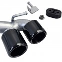 KIT CONVERSION 4 SORTIES ECHAPPEMENT NOIRES DUPLEX BMW SERIE 3 F30 F31  (05858)