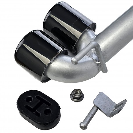 KIT CONVERSION 4 SORTIES ECHAPPEMENT NOIRES DUPLEX BMW SERIE 3 F30 F31  (05858)