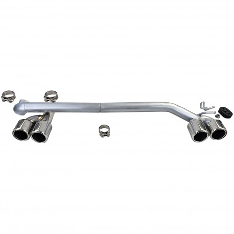 KIT CONVERSION 4 SORTIES ECHAPPEMENT CHROME DUPLEX BMW SERIE 3 F30 F31  (05861