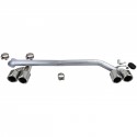 KIT CONVERSION 4 SORTIES ECHAPPEMENT CHROME DUPLEX BMW SERIE 3 F30 F31  (05861