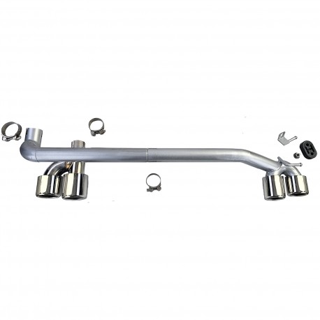 KIT CONVERSION 4 SORTIES ECHAPPEMENT CHROME DUPLEX BMW SERIE 3 F30 F31  (05861