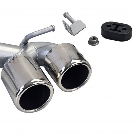 KIT CONVERSION 4 SORTIES ECHAPPEMENT CHROME DUPLEX BMW SERIE 3 F30 F31  (05861
