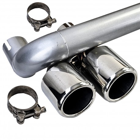 KIT CONVERSION 4 SORTIES ECHAPPEMENT CHROME DUPLEX BMW SERIE 3 F30 F31  (05861