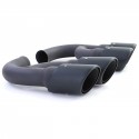 DOUBLES SORTIES ECHAPPEMENT SPORT GTS NOIRES PORSCHE CAYENNE TYPE 92A (05865)