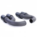 DOUBLES SORTIES ECHAPPEMENT SPORT GTS NOIRES PORSCHE CAYENNE TYPE 92A (05865)