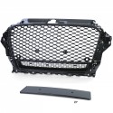 CALANDRE NOIRE BRILLANTE SPORT LOOK RS3 AUDI A3 8V 2012-2016 AVEC PDC (05872)