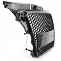 CALANDRE NOIRE BRILLANTE SPORT LOOK RS3 AUDI A3 8P2 AVEC PDC 2008-2012 (05873)