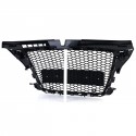 CALANDRE NOIRE BRILLANTE SPORT LOOK RS3 AUDI A3 8P2 AVEC PDC 2008-2012 (05873)
