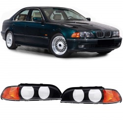 VITRES CACHES PHARES FEUX AVANTS CLIGNOTANTS BMW SERIE 5 E39  (05876)