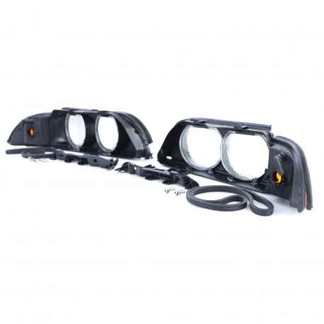 VITRES CACHES PHARES FEUX AVANTS CLIGNOTANTS BMW SERIE 5 E39  (05876)