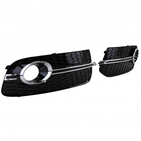 GRILLES ANTI BROUILLARDS PARE CHOCS AUDI Q5 8R 2012-2016 (05887)