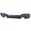 DIFFUSEUR DOUBLE SORTIE BMW SERIE 1 F20 / F21 POUR PARE-CHOCS M (04631)
