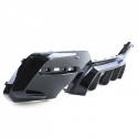 DIFFUSEUR DOUBLE SORTIE BMW SERIE 1 F20 / F21 POUR PARE-CHOCS M (04631)