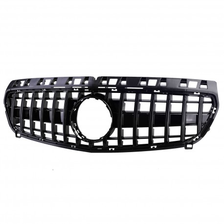 CALANDRE LIGNE SPORT FULL BLACK POUR MERCEDES CLASSE A W176 2012-2015 PH1 (05891)