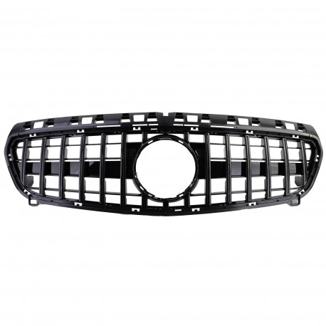 CALANDRE LIGNE SPORT FULL BLACK POUR MERCEDES CLASSE A W176 2012-2015 PH1 (05891)