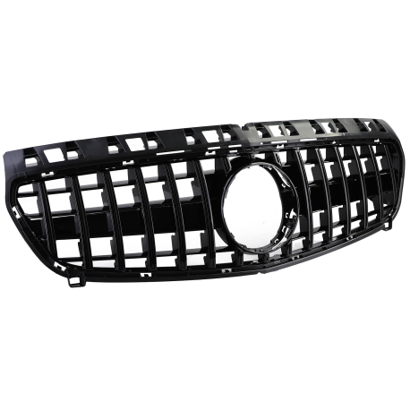 CALANDRE LIGNE SPORT FULL BLACK POUR MERCEDES CLASSE A W176 2012-2015 PH1 (05891)