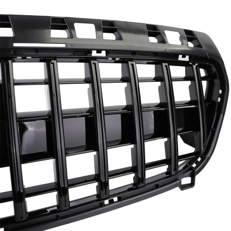 CALANDRE LIGNE SPORT FULL BLACK POUR MERCEDES CLASSE A W176 2012-2015 PH1 (05891)