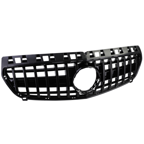 CALANDRE LIGNE SPORT FULL BLACK POUR MERCEDES CLASSE A W176 2012-2015 PH1 (05891)