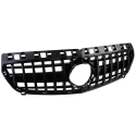 CALANDRE LIGNE SPORT FULL BLACK POUR MERCEDES CLASSE A W176 2012-2015 PH1 (05891)