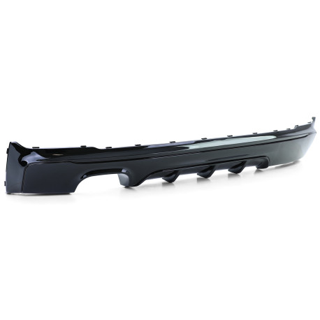 DIFFUSEUR SPORT NOIR BRILLANT BMW SERIE 2 COUPE F22 F23 PACK M (05896)