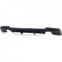 DIFFUSEUR DOUBLE SORTIE NOIR BRILLANT BMW SERIE 3 E92 E93  (04628)