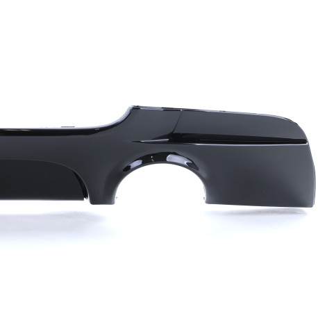 DIFFUSEUR DOUBLE SORTIE NOIR BRILLANT BMW SERIE 3 E92 E93  (04628)