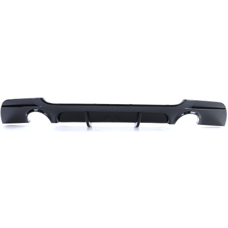 DIFFUSEUR DOUBLE SORTIE NOIR BRILLANT BMW SERIE 3 E92 E93  (04628)