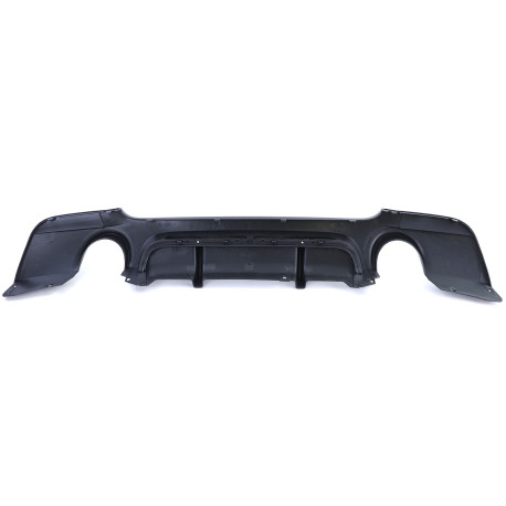 DIFFUSEUR DOUBLE SORTIE NOIR BRILLANT BMW SERIE 3 E92 E93  (04628)