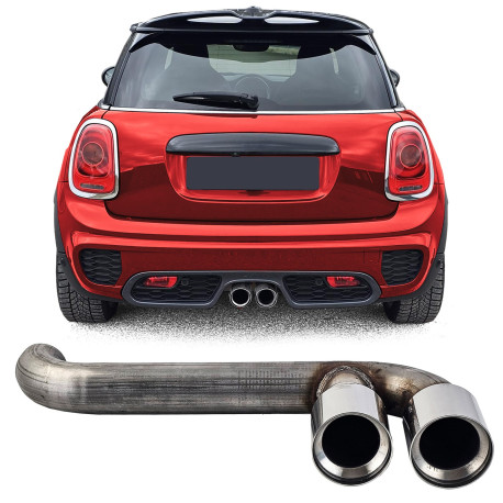 ADAPTATEUR SORTIE ECHAPPEMENT CENTRALE JCW MINI COOPER F56 F57 2014 - 2020 (05914)