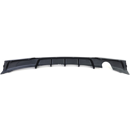 DIFFUSEUR SPORT NOIR BRILLANT POUR SIMPLE SORTIE BMW SERIE 3 TYPE F30 F31 EN PACK M (05918)