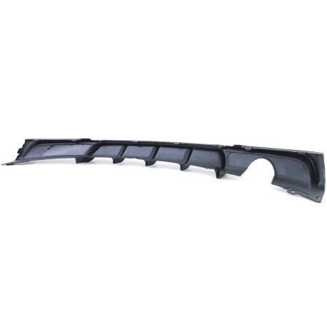 DIFFUSEUR SPORT NOIR BRILLANT POUR SIMPLE SORTIE BMW SERIE 3 TYPE F30 F31 EN PACK M (05918)