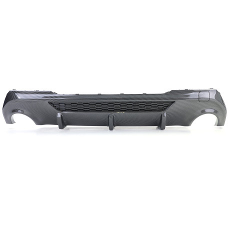 DIFFUSEUR SPORT LOOK CARBONE DOUBLE SORTIES BMW SERIE 1F40 118d 120d 128ti (05920)