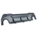 DIFFUSEUR SPORT NOIR BRILLANT DOUBLE SORTIES BMW SERIE 1 F40 118d 120d 128ti (05921)