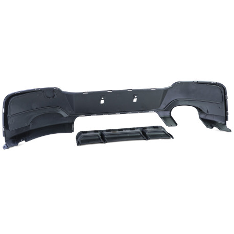 DIFFUSEUR SPORT NOIR BRILLANT SIMPLE SORTIE BMW SERIE 1 TYPE F20 F21 120d 125i 125d  (05923)