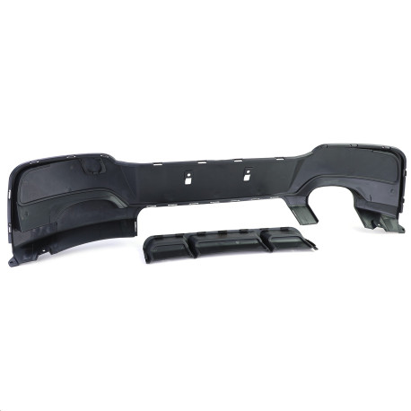 DIFFUSEUR SPORT NOIR MAT SIMPLE SORTIE BMW SERIE 1 TYPE F20 F21 120d 125i 125d  (05925)