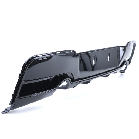 DIFFUSEUR SPORT NOIR BRILLANT DOUBLE SORTIE BMW SERIE 1 TYPE F20 F21 M135i  (05926)
