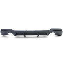 DIFFUSEUR DOUBLE SORTIE NOIR MAT BMW SERIE 3 E92 E93  (05935)