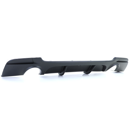 DIFFUSEUR DOUBLE SORTIE NOIR MAT BMW SERIE 3 E92 E93  (05935)