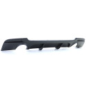 DIFFUSEUR DOUBLE SORTIE NOIR MAT BMW SERIE 3 E92 E93  (05935)