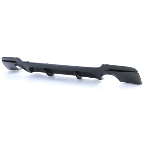 DIFFUSEUR DOUBLE SORTIE NOIR MAT BMW SERIE 3 E92 E93  (05935)