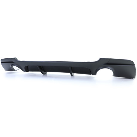 DIFFUSEUR DOUBLE SORTIE NOIR MAT BMW SERIE 3 E92 E93  (05935)