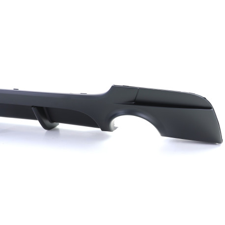 DIFFUSEUR DOUBLE SORTIE NOIR MAT BMW SERIE 3 E92 E93  (05935)