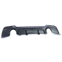 DIFFUSEUR DOUBLE SORTIE NOIR MAT BMW SERIE 3 E92 E93  (05935)