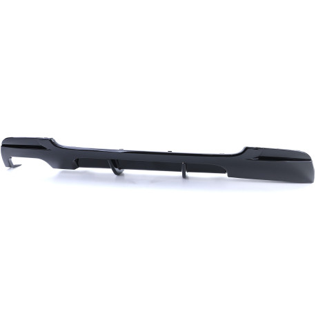 DIFFUSEUR DOUBLE SORTIE GAUCHE NOIR BRILLANT BMW SERIE 3 E92 E93  (05938)