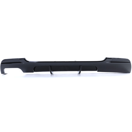 DIFFUSEUR DOUBLE SORTIE GAUCHE NOIR BRILLANT BMW SERIE 3 E92 E93  (05938)