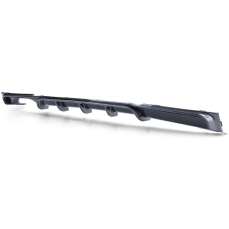 DIFFUSEUR SPORT LOOK CARBONE DOUBLE SORTIE GAUCHE BMW SERIE 3 TYPE F30 F31 PACK M (05948)