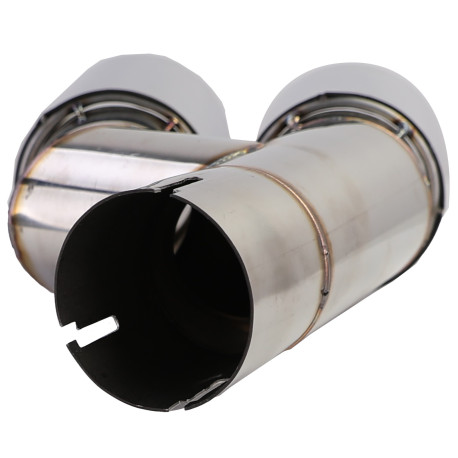 SORTIE DUPLEX CHROMEES ECHAPPEMENT SPORT BMW SERIE 3 F30 F31 (05950)