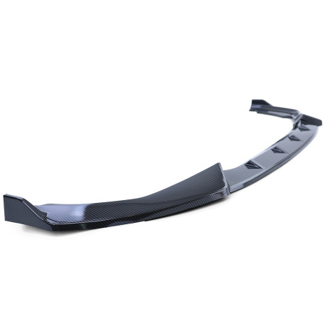 LAME BECQUET LOOK CARBONE SPOILER DE PARE CHOCS AVANT BMW SERIE 3 TYPE G20 PACK M (05953)